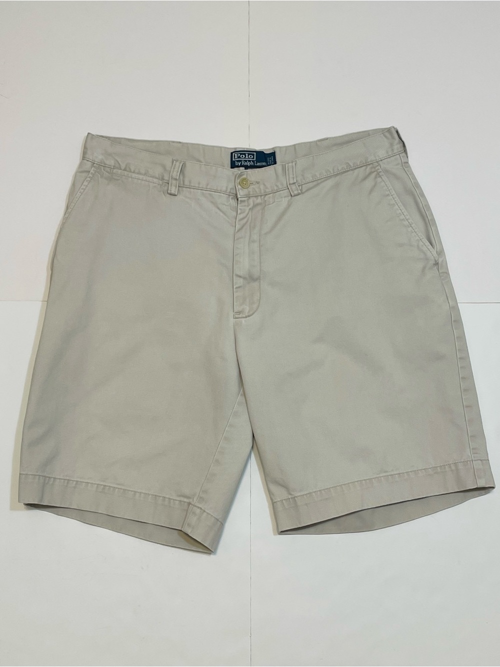 Polo Ralph Lauren Prospect Men’s Chino 100% Cotton Khaki Shorts Size 34